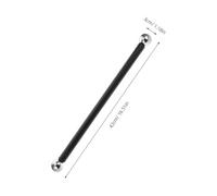 ibasenice Outdoor Lamp Post Cross Arm Stainless Steel Ladder Rest Bar with Threaded Ball Cap and Removable Knobs Replacement Patio Pole Mounting Bar for Residential and Commercial Lighting
