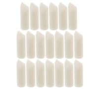 ibasenice Paint Marker Replacement Pen Nibs for Permanent Markers 20pcs with Replaceable Design and Consistent Ink, White Polyester Tips Suitable for Daily Activities and Artistic