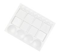 ibasenice Paint Pallet Painting Pallet Tray for Artists Professionals White Lightweight Space-saving Plastic Mixer Tray for Painting