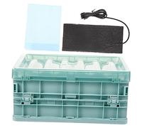 ibasenice Parrot Incubator Brooding Box Heating Pad Plastic Reusable Egg Incubation Box Small Size for Hand-raising Parrot Chicks and Hatching Bird Eggs