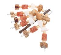 ibasenice Parrot Rabbit Hanging Chew Bird Hanging Plaything Rabbit Chewing Hanging Parakeet Bird Hanging Chew Parakeet Training Parrot Cage Chewing Fruit