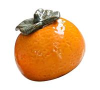 ibasenice Party Tea Jar Ceramic Orange Shaped Tea Canister with Sealed Preservation Easy to Clean Vintage Stylish Food Storage Jar for Kitchen Decor