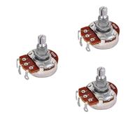 ibasenice Pcs Upgrade Your Guitar Bk Potentiometer Long Knurled Split Shaft Audio Taper Volume Tone Pot