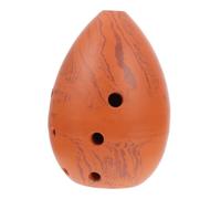 ibasenice Pear Shape Pottery Xun Musical Instrument for Beginners Boys and Girls Introductory Xun Beginners Boys and Girls Classroom Use