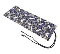 ibasenice Pencil Wrap Bag Roll up Pens Pouch Large Capacity Cotton Portable Easy to Carry Decorative Chinese Style Pencil Case for Sketching and Suitcase Storage