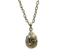 ibasenice Pendant Vintage Oval Shape Pet Ashes Souvenir Small Urns Copper Necklace Unique Design Stylish Decoration Present for Friends