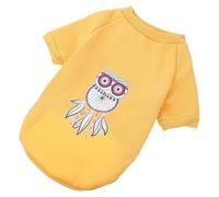 ibasenice Pet Autumn Winter Dog Hoodie Warm Polyester Puppy Clothes with Dreamcatcher Owl Pattern, Small Size Decorative Dog Sweater for Cold Weather
