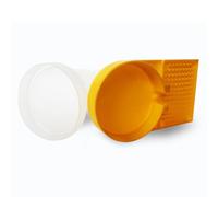 ibasenice Pet Beehive Entrance Feeders Plastic Large Capacity 2pcs Multi-function Bee Food and Water Dispensers, Beekeeping Tool for Efficient Hive Feeding for Bees