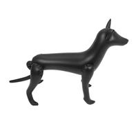 ibasenice Pet Clothing Model Dog Clothing Rack Clothing Rack Model Pet Dog Clothes Display Stand Pet Clothing Display Stand Inflatable Dog Display Stand Pet Standing Clothes Black Pvc