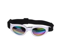 ibasenice Pet Glasses Dog Goggles Dog Visor Dachshund Protectors Sunglasses Eyewear Outdoor Halloween Paw Summer Accessories Protection Cool Dogs Protective Goggles for Animals White
