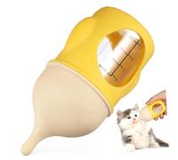 ibasenice Pet Nursing Bottle Ergonomic Feeding Bottle for Newborn Kittens Puppies Safe Spill Preventing Valve Easy to Clean Measurement Scale for Accurate Intake