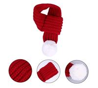 ibasenice Pet Puff Scarf Knitted Scarf Comfortable for Dogs Pet Neckerchief for Warm Keeping for Winter Walks and Outdoor Activities