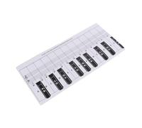 ibasenice Piano Practice Key Keyboard Chart for Students Learning Piano Keyboard Paper Aid Chart