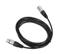 ibasenice Pin Xlr Male to Female Mic Audio Cable Balanced Patch Cord for Microphone Mixer Amplifier Speaker Studio Recording and Live Performance Black