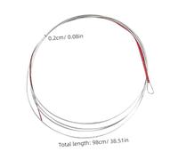 ibasenice Pipa Strings Steel Wire 1-4 Set Replacement for Chinese Pipa Lute 4pcs Practice Performance Musical Instrument Accessories