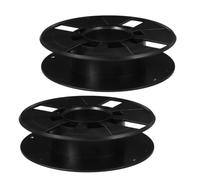 ibasenice Plastic Cable Reels for 3D Printing Filament and Cables 2pcs Portable Design with Precise Winding, 0.25kg Lightweight Spool Holder Suitable for Studio and School Use