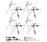 ibasenice Plastic Clock Hands Replacement Kit for 10 Sets Wall DIY Repair