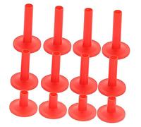 ibasenice Plastic Cymbal Sleeves and Colorfast 12pcs with Flange Base Drum Accessories Lightweight for Drum Kits Suitable for Percussion Drumming