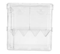 ibasenice Plastic Fish Nursery Box with Observation Window and Effective Separation for Betta and Guppy, Aquarium Breeder Box for Fish Tank Isolation and Fry Hatching