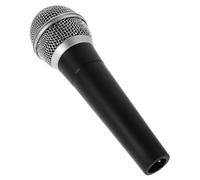 ibasenice Plastic Microphone Prop for Pretend Play Miniature Matte Handle Fake Mic for Interviews Hosting Speech Practice Stage Performances Karaoke Halloween Christmas Birthday Party Favors