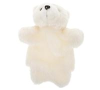 ibasenice Plush Animal Hand Puppet Polar Bear Soft Plush for Role Play Interactive Storytelling Educational Use Washable Comfortable Material