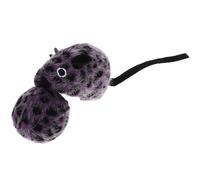 ibasenice Plush Leopard Print Mouse Cat Set, Soft Interactive Indoor Cat Teasing, Kitten Teething Plush for Chewing and Playing