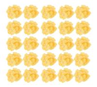 ibasenice Popcorn Accessories Yellow Charms Resin for 20pcs and Ornament, Stylish Decorative Modeling Full of Special Feeling Craft Projects Phone Case