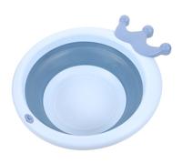ibasenice Portable Baby Wash Basin Lightweight Plastic Infant Face and Foot Washing Tub for Home and Kitchen Use