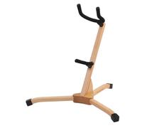 ibasenice Portable Beechwood Alto Saxophone Stand Lightweight Instrument Holder for Home School and Orchestra Display Design Organized Storage