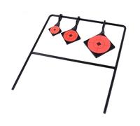 ibasenice Portable Carbon Steel Shooting Target Lightweight Durable Practice Game for Hunting and Skill Development No Manual Resetting Required Sturdy Design for All Weather Conditions