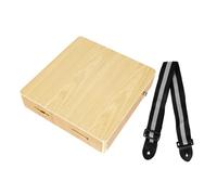 ibasenice Portable Card Macro Drum Wood Cajon Educational Musical Instrument Snare Drum for Boys and Girls Random Style