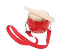 ibasenice Portable Drum Set with Carry Strap and Drumsticks Small Hand Percussion Instrument for Early Music Education Drum with Vibrant Colors and Design for Rhythm Development