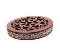 ibasenice Portable Ethnic Compact Hand Drum for Sound Therapy Relaxation and Meditation Unique Onomatopoeic Sounds of Flowing Streams Healing Instrument for Stress Relief and Collaboration