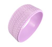 ibasenice Portable EVA Foam Yoga Wheel for Back Stretching and Warm-up Lightweight Training Ring for Yoga Pilates and Muscle Massage Compact Design for Home Gym and Outdoor Use Purple
