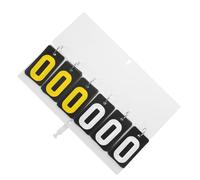 ibasenice Portable Flip Score Keeper for Sports Lightweight Tabletop Scoreboard with Sturdy Acrylic and Plastic Construction Easy Operation for Snooker Basketball and Game Nights at Home
