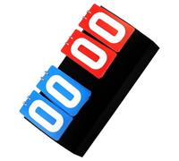 ibasenice Portable Flip Scoreboard Multi Function Basketball and Ball Game Scorekeeper Design for Easy Use Sports Events Numbers Four Format