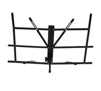 ibasenice Portable Foldable Sheet Music Stand Desktop Music Stand Adjustable for Guitar Reading Notes Documents Carry Bag for Travel