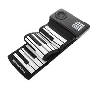 ibasenice Portable Folding Keys Silicone Roll Up Piano with Built in Speaker for Beginners and Travel Battery Operated Electronic Keyboard for Music Performance Anywhere