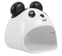 ibasenice Portable Gel Nail Lamp with USB Plugin and Quick Drying Function Adorable Panda-Shaped Mini Nail Dryer on The Go and Touchups White Plastic Design