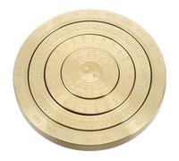 ibasenice Portable Metal Luo Pan Mini Copper Bagua Ornament Feng Shui Toy Tai Chi Dial Visual Relaxation Good Luck Symbol