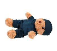 ibasenice Portable Nurse Bear Plush in Scrub Clothes Lightweight Graduation Medical Students Travel Friendly Stuffed Animal for Doctors Soft Collectible with Flexible Limbs