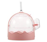 ibasenice Portable Parrot Travel Cage Medium Bird Carrier with Large Ventilated Space Lightweight Outdoor Birdcage for Conures and Parakeets in