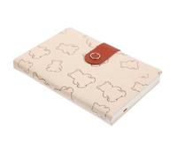 ibasenice Portable Schedule Planner Notepad with Bear Pattern Lightweight Daily Planning Notebook for Travelers and Office Workers Creative Scrapbook Journal Book for Notes and Habit