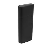 ibasenice Portable Stainless Steel 3- Cigar Case with Internal Support Structure, Waterproof Design for Travel and Camping, Sturdy Single Cigar Cylinder Holder to Preserve Leaf Integrity