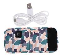 ibasenice Portable USB Bottle Warmer Travel Warmer for Heating Sleeve Camouflage Design Easy to Use and Carry Go Feeding