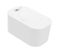 ibasenice Portable USB Wet Tissue Warmer with Temperature Control and LED Display, Pp Material Wet Wipe Heater for Baby Diaper Changing and Outdoor Use, Includes USB Data Cable, 5v 10w