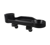 ibasenice Portable Walker Tray Attachment with Cup Holder and Non-Slip Phone Stand, Universal Compatibility Plastic Tray for Seniors and Adults, Mobility Aid Accessory for Drinks and Snacks