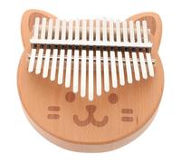 ibasenice Portable Wooden Thumb Piano for Boys and Girls Adults Kalimba Instrument Practice Music Toy Miniature Kalimba Decor