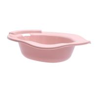 ibasenice Postpartum Sitz Bath Wash Basin for Toilet Seat Wide Fit with Smooth Edges Wall-hangable Hygiene Basin for Women Perineal Care Pink for Pregnancy