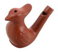 ibasenice Pottery Water Bird Whistle Peacock Shape, Ceramic Water Bird Call Noise Maker Whistles for Party and Festival, Traditional Folk Musical Instrument Toy